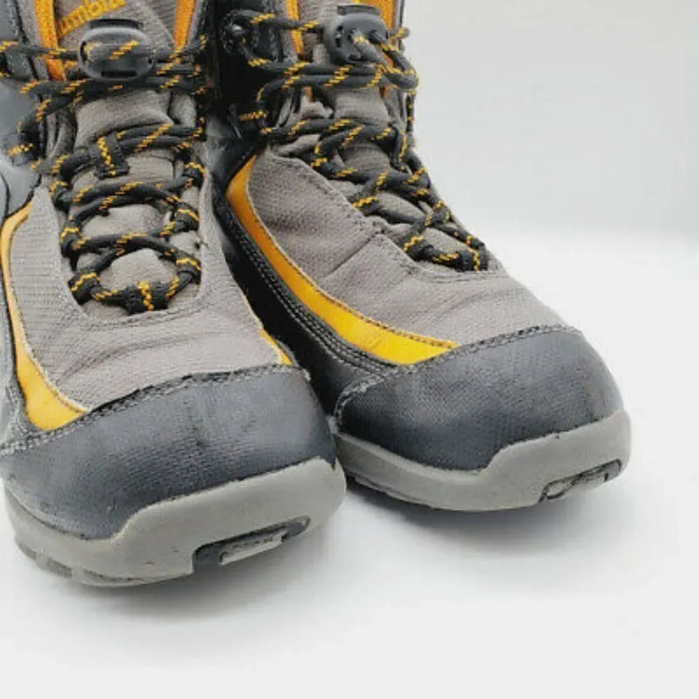 Columbia Youth Omni Grip Yellow‎ Gray Hiking Shoes